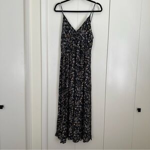 Floral Midi Dress // M